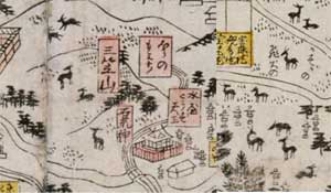 和州奈良之絵図(部分)