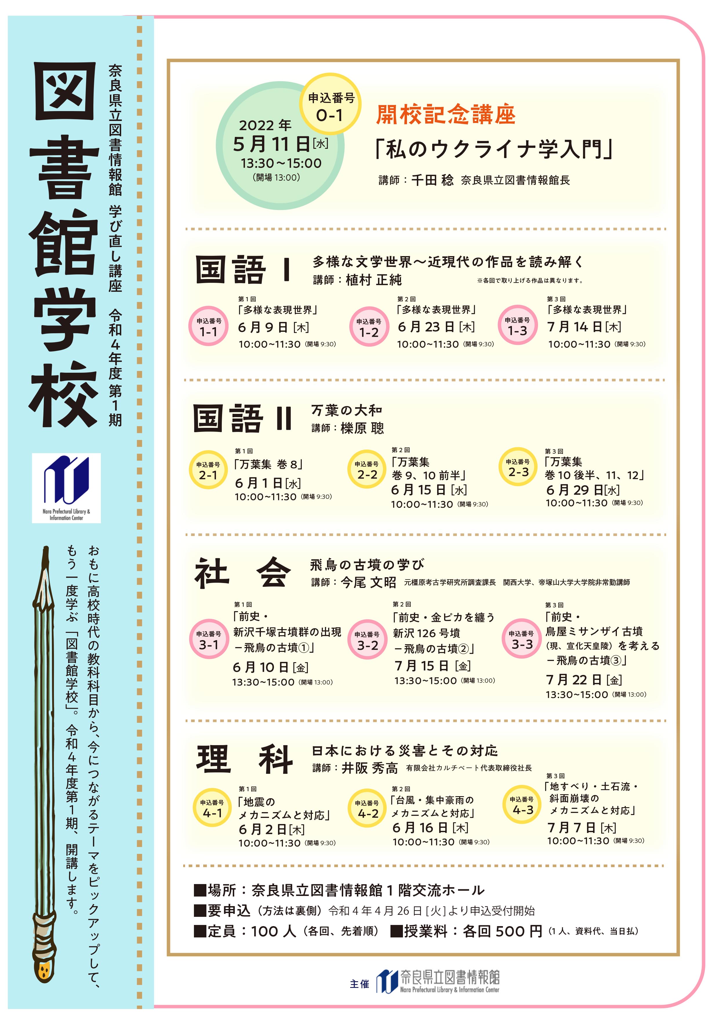 令和４年度図書館学校