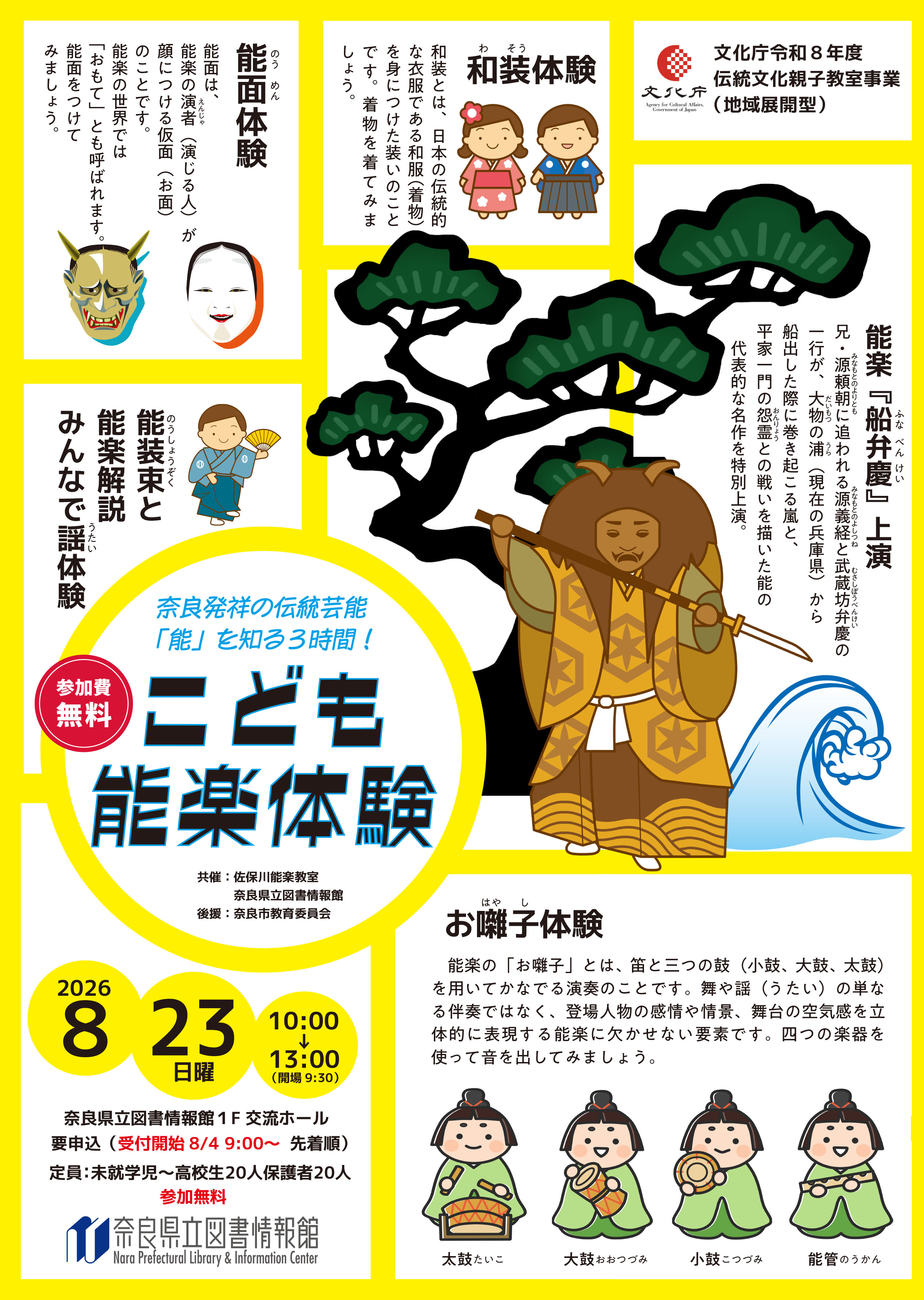 こども能楽体験